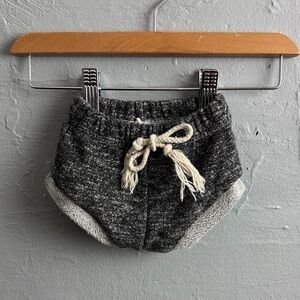 Kids Charcoal Knit Shorts